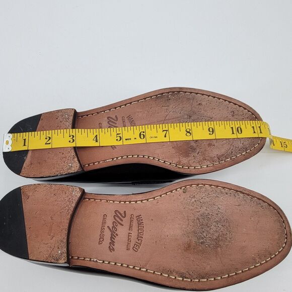 GH Bass Weejuns Wilton Mens 10 EE Penny Loafers Oxblood Burgundy Handsewn main image 5
